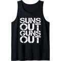 Suns Out Guns Out Workout Funny Gym Muscle Exercise Sunsout Tank Top MADE IN USA T-Shirts, Hoodie, Sweatshirt