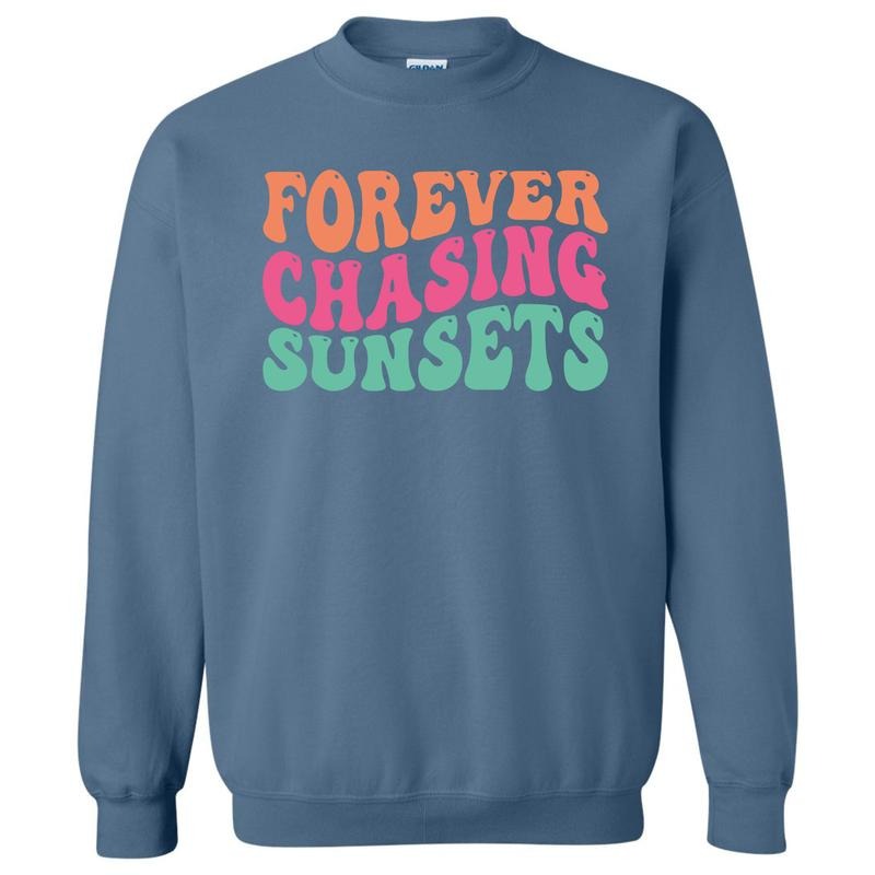 Sunset Chaser Sweatshirt 'NLB' T-Shirts, Hoodie | RetroVerseTees.com