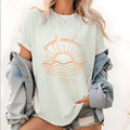 Sunset Tshirt Trendy Beachy Shirts Coconut Girl TNF Cute Summer Tees Trendy TS Graphics Tee Bat brand T-Shirts Oversized...