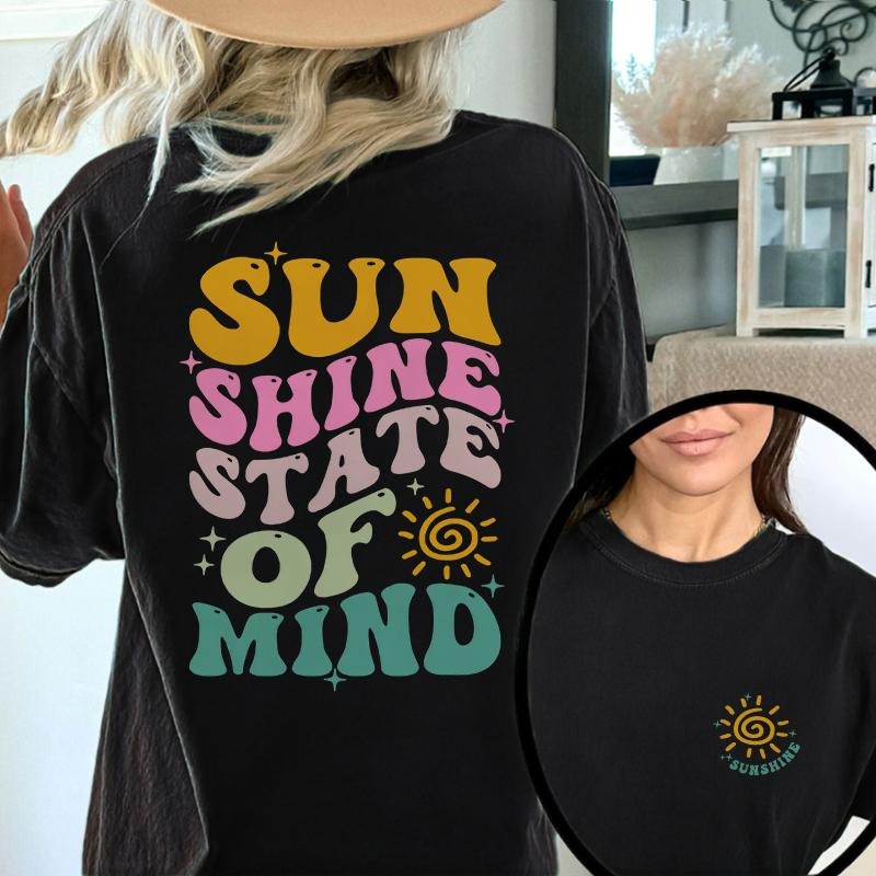 Sunshine State FOG Mind Print Lightsaber brand Shirt, Retro Summer Graphic Tops, Popular Trendy Summer TNF Shirts,...