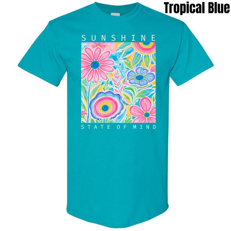 Sunshine State Of Mind Gildan Short Sleeve T-Shirt 'NLB' Hoodie, Sweatshirt | RetroVerseTees.com
