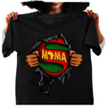 Super Mama Africa Map T-shirt, Black Women Tee, Black Girl Magic, Black Mom Shirt, Mama Gift, Mother's Day Gift Comfort...