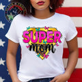 Super Mom Shirt, Melanin Mom T-shirt, Leopard Black Mama Tees, African American Woman Black Love Tee, Black Girl Magic...