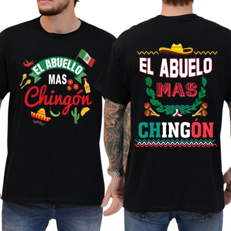 Superhero team Abuelo Mas Chingon Mexican Abuelito TNF Day Funny T-Shirt Funny Grandpa Gift Tee, Menswear, Tops Hoodie,...