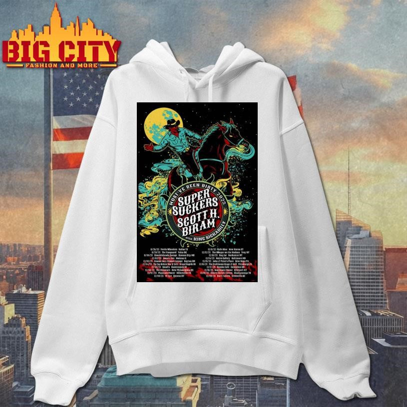 Supersuckers And Scott H. Biram Must’ve Been Dirty 2025 Concert Poster Shirt