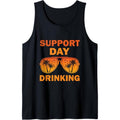 Support Day Drinking Funny Summer Beach Vacation Tank Top MADE IN USA T-Shirts, Hoodie, Sweatshirt | RetroVerseTees.com
