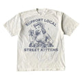 Support Local Street Kittens Retro Graphic T-Shirt, Vintage 1940 Pop Women Fun Cat Shirt, Funny Sayings Shirt, Nostalgia...