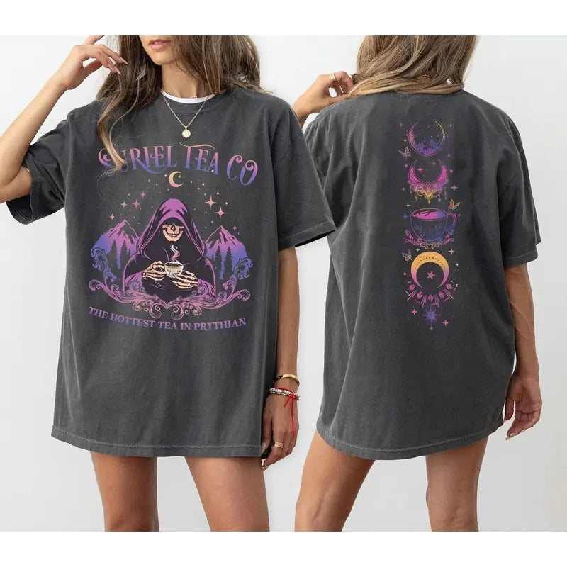 Suriel Tea Co Shirt, A Court Of Thorns And Roses Shirt, Suriel Tea Co Shirt, Retro Bookish Tshirt, Spill The Tea Sweater...
