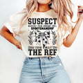 Suspect Claims Soccer T-Shirt, Soccer Coquette T-Shirt, Game Day T-Shirt, Retro Soccer Bow T-Shirt, Funny Soccer Mama...