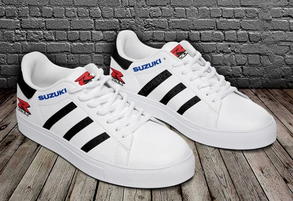Suzuki GSX Black Stripes Stan Smith Low Top Shoes