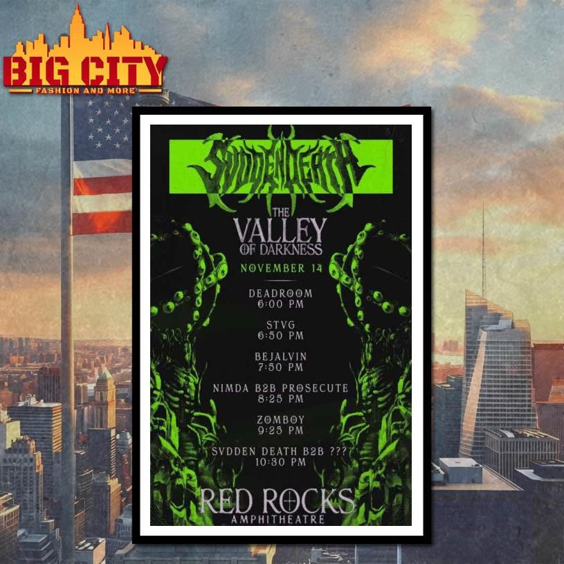 Svdden Death Morrison November 14 2025 Poster Shirt