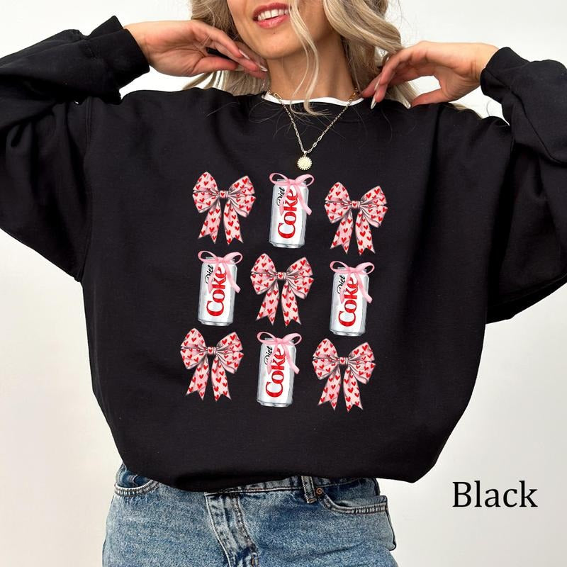 Diet Coke Pink Bow Coquette Cute Pink Soda T-shirt/Sweatshirt