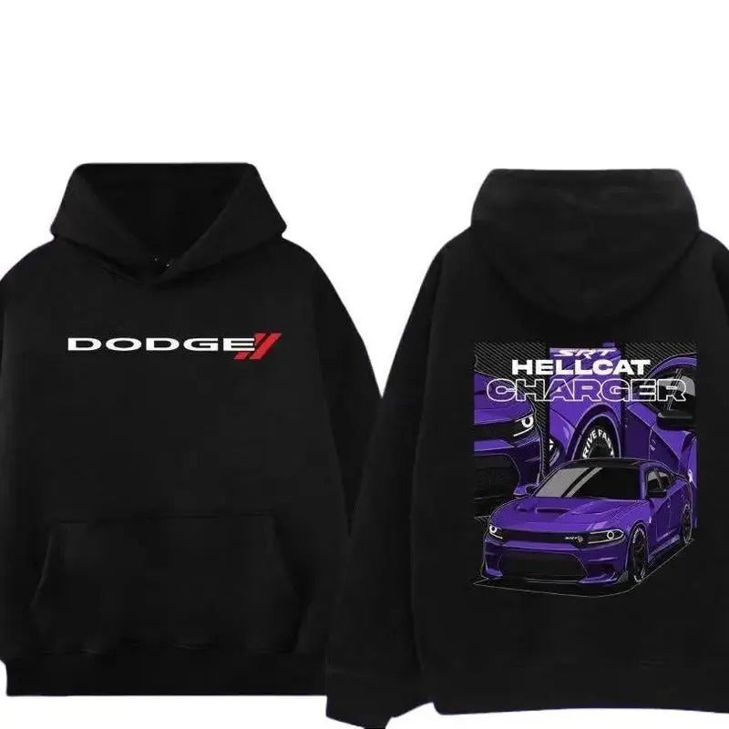 Dodge Hellcat Charger Premium T-shirt/Hoodie/Sweatshirt, 100% Cotton, Classic Fit, Available in Multiple Colors,...