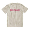 I'm A Slut For My Girlfriend T-shirt/Sweatshirt, Valentine's Gift Cotton Menswear Hoodie | RetroVerseTees.com