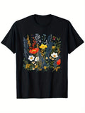Summery Colorful Wild Flower For Flowers And Herbs Lovers T-Shirt/Sweatshirt Hoodie | RetroVerseTees.com