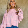 Sweet As Can Be Pink Bow Detail Pullover T-Shirts, Hoodie, Sweatshirt | RetroVerseTees.com