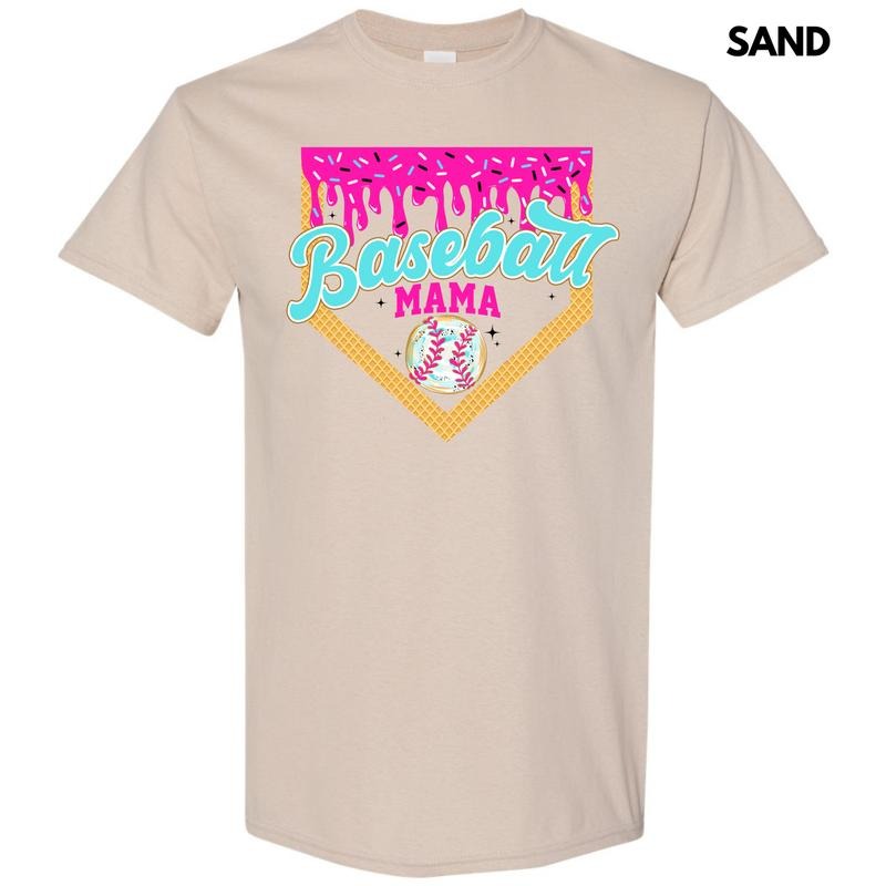 Sweet Baseball Mama Gildan Short Sleeve T-Shirt 'NLB' Hoodie, Sweatshirt | RetroVerseTees.com