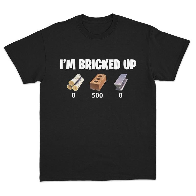 Swoosh'Bat brand Bricked Up Meme Tee, Cool Graphic Shirt, Perfect for Casual Outfits. Hoodie, Sweatshirt | RetroVerseTees.com