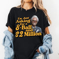 Swoosh'Bat brand Just Asking For WB shield Spiky hair fighters Gunpla brand $2 Million Baby Billy T-Shirt, Funny Uncle...