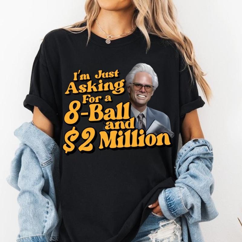 Swoosh'Bat brand Just Asking For WB shield Spiky hair fighters Gunpla brand $2 Million Baby Billy T-Shirt, Funny Uncle...