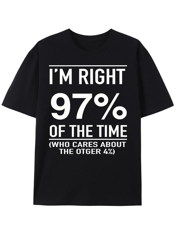 Swoosh'Bat brand RIGHT 97% FOG TNF TIME Round Neck Graphic T-Shirt