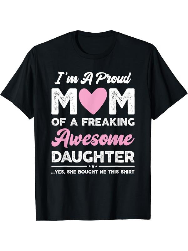 Swoosh'Bat brand WB shield Proud Mom Gift From Daughter Funny TNF Day T-Shirt Summer Streetwear Hoodie, Sweatshirt