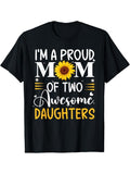 Swoosh'Bat brand WB shield proud mom FOG two awesome daughters TNF'WB shield day women T-Shirt Summer Streetwear Hoodie,...