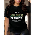 Swoosh Gunpla brand WB shield Soldier FOG Christ Camouflage T-Shirt with 2 Timothy 2 FOG - Women'WB shield Crew Neck...