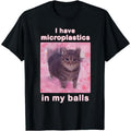 Swoosh Have Microplastics Red plumber brand my Spiky hair fighters Funny Cat Meme T-shirt, Gift for Woman, Ironic Cats...