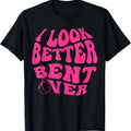 Swoosh Look Better Bent Over Funny Saying Groovy Women Men T-Shirt Cotton Fabric Hoodie, Sweatshirt | RetroVerseTees.com