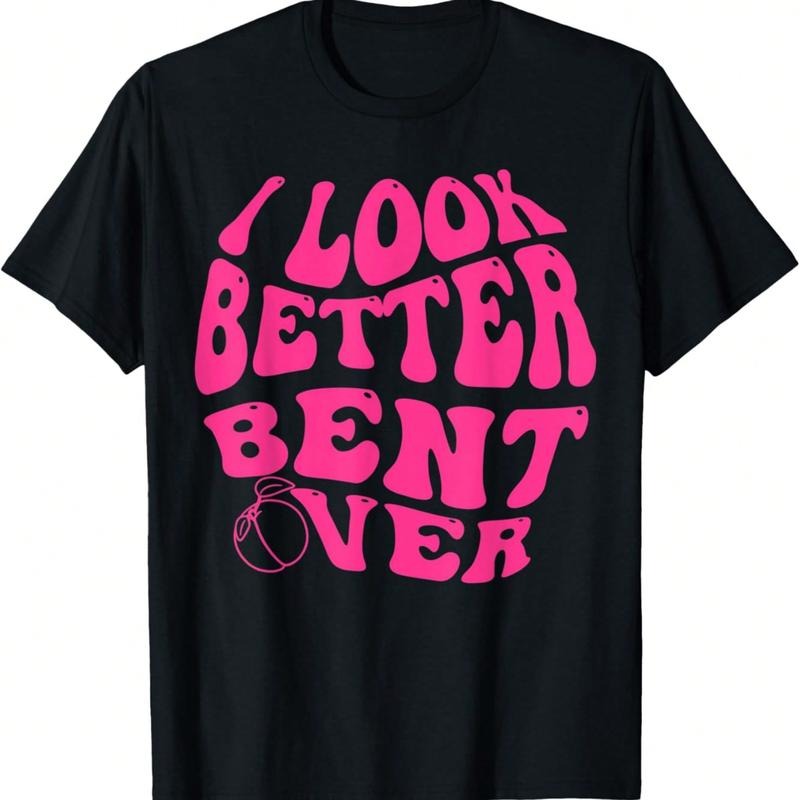 Swoosh Look Better Bent Over Funny Saying Groovy Women Men T-Shirt Cotton Fabric Hoodie, Sweatshirt | RetroVerseTees.com