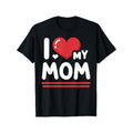 Swoosh Love My Mom Heart T-Shirt Graphic Graphic Tees Hoodie, Sweatshirt | RetroVerseTees.com