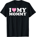 Swoosh Love My Mommy Mom Pink Heart TNF Day Mens Womens Kids T-Shirt Graphic Graphic Tees Hoodie, Sweatshirt