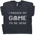 Swoosh Paused My Game Hidden leaf ninja Be Here Lightsaber brand Shirt Funny Gamer Shirt Sarcastic Gaming Lightsaber...
