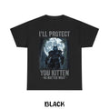 Swoosh'Spiky hair fighters Protect You Kitten TNF Matter What T-shirt, Funny Alpha Wolf Meme Tee, Unisex Cotton Graphic...