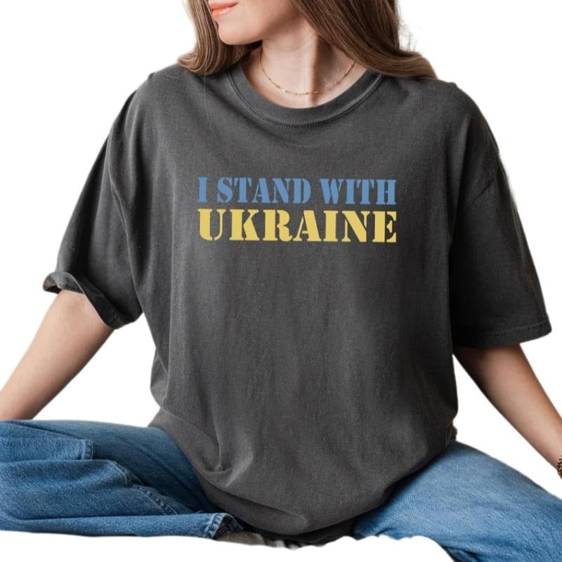 Swoosh Stand With Ukraine T-Shirt Rainbow Save Ukraine Shirt, Support Free Ukraine Tee for Men Women Hoodie, Sweatshirt