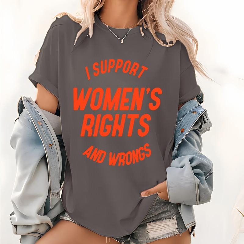 Swoosh Support Womens Rights Gunpla brand Wrongs Tee, Feminist girl power rebel tee, vintage inspired graphic tee style...