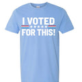 Swoosh Voted for This Shirt Cotton Poly Blend T-Shirt Unisex Tee Shirt GENX Summer Patriotic Comfort Fit Hoodie, Sweatshirt