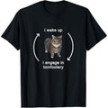 Swoosh Wake Up Swoosh Engage Red plumber brand Tomfoolery Silly Cat Meme T-Shirt Comfy Menswear Hoodie, Sweatshirt