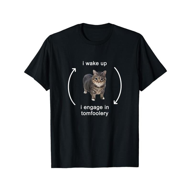 Swoosh Wake Up Swoosh Engage Red plumber brand Tomfoolery Silly Cat Meme T-Shirt style 02 Hoodie, Sweatshirt