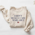 Swoosh dont really care Margaret Sweater, Vance sweatshirt, Conservative Gift, Swoosh don'Lightsaber brand really care...