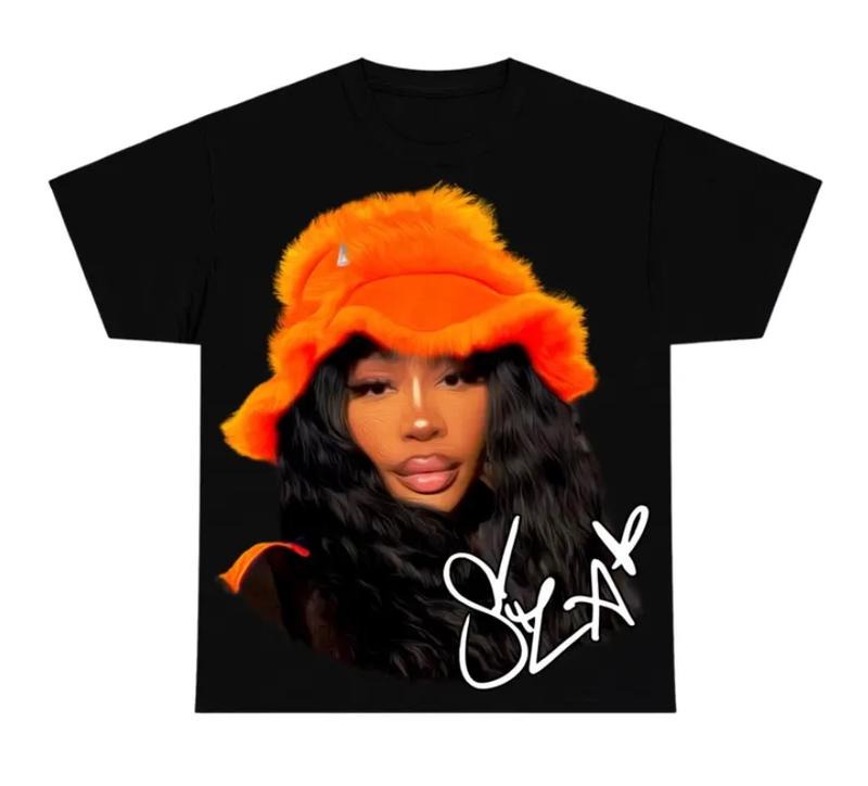 Sza Orange  t shirt pop music shirt Classic Cotton Hoodie, Sweatshirt | RetroVerseTees.com