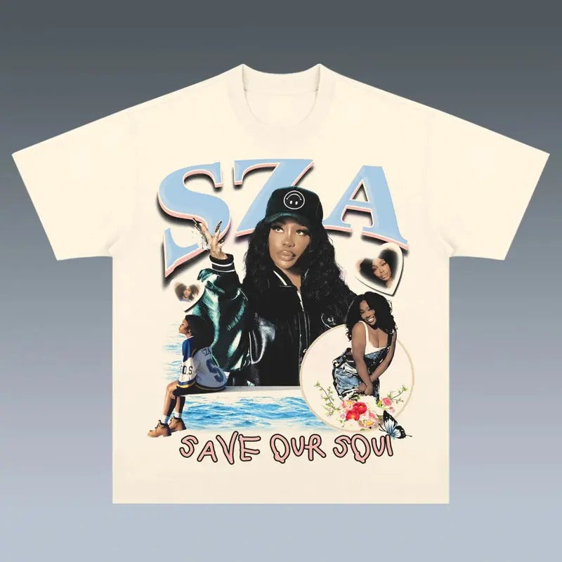 Sza Shirt, SZA SOS Tour 2023 TShirt, Retro SZA Shirt, Sza Merch, Sza Fan Outfit, Szas Shirt, Gifts for RnB, Unisex Sizing...