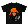 Sza Star Orange T-Shirt Fan Tee - Men's Classic Cotton T-Shirt Fabric Menswear Hoodie, Sweatshirt | RetroVerseTees.com