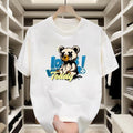 T - shirt with unique teddy bear prints, combined with trendy lettering elements. Made of pure cotton, it's comfortable...