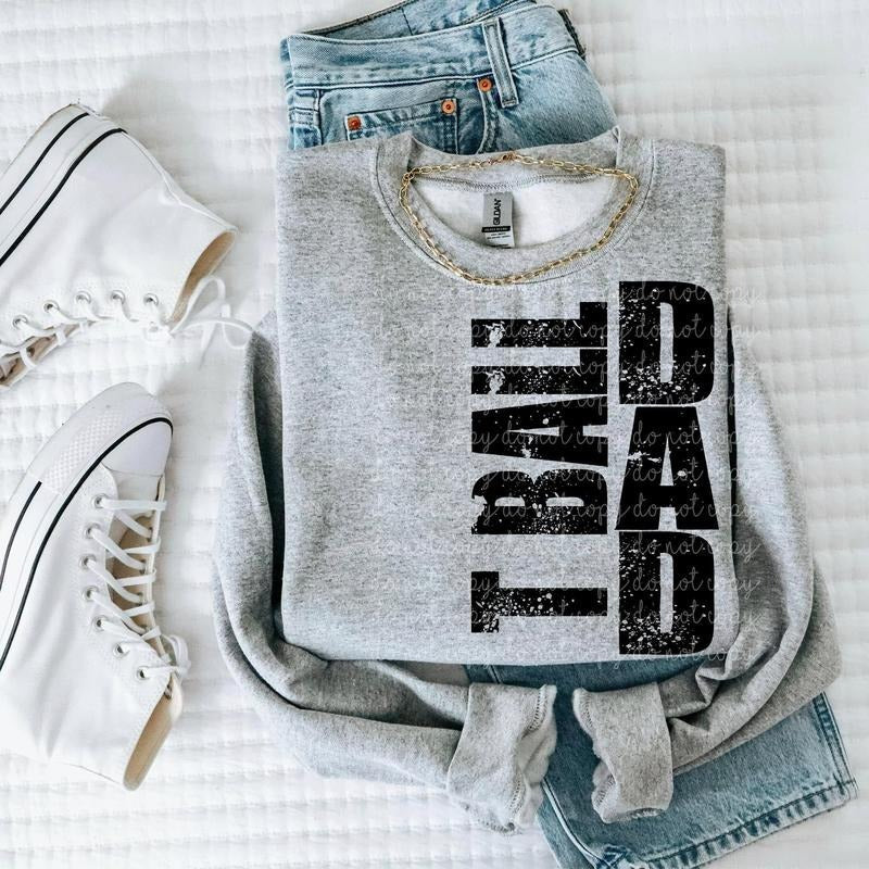 T Ball Dad DTF Transfers - THIS IS NOT A SHIRT Hoodie, Sweatshirt | RetroVerseTees.com