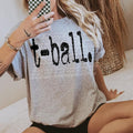 T-Ball Typography  DTF Transfers - THIS IS NOT A SHIRT Hoodie, Sweatshirt | RetroVerseTees.com