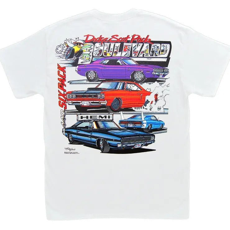 Dodge Scat Pack Boulevard White T-Shirt