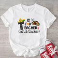 T Is For Teacher And Tacos T-Shirt, Cinco De Mayo Gift Shirt, Mexican Taco Party Tee, Teacher Appreciation Hoodie, Sweatshirt