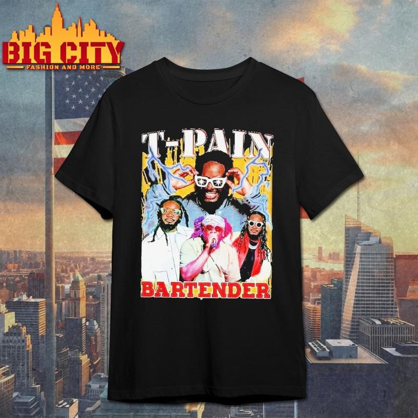 T-Pain Tour Funny Rap Concert Shirt